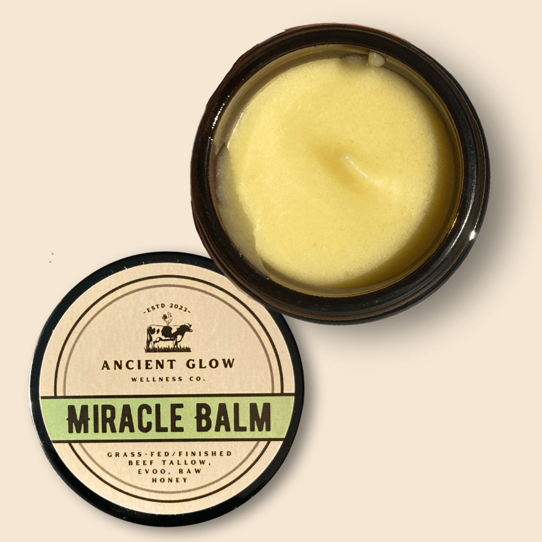 Miracle Balm Beef Tallow Skin Care Main Top View